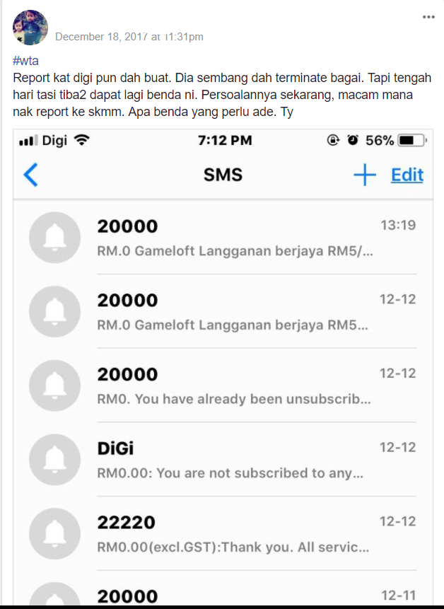 masalah subscription digi